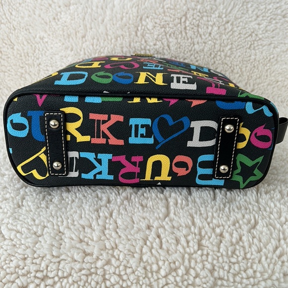 Dooney & Bourke Doodle Pod Backpack Black Multicolor - Picture 6 of 14